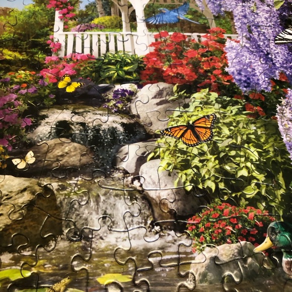 Bits and Pieces “Peacock Paradise” large piece 300 pc Puzzle - Picture 11 of 13
